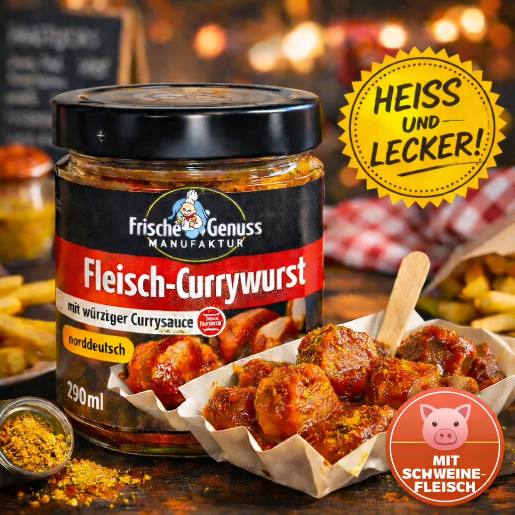 Fleischcurrywurst 🐷 im Glas