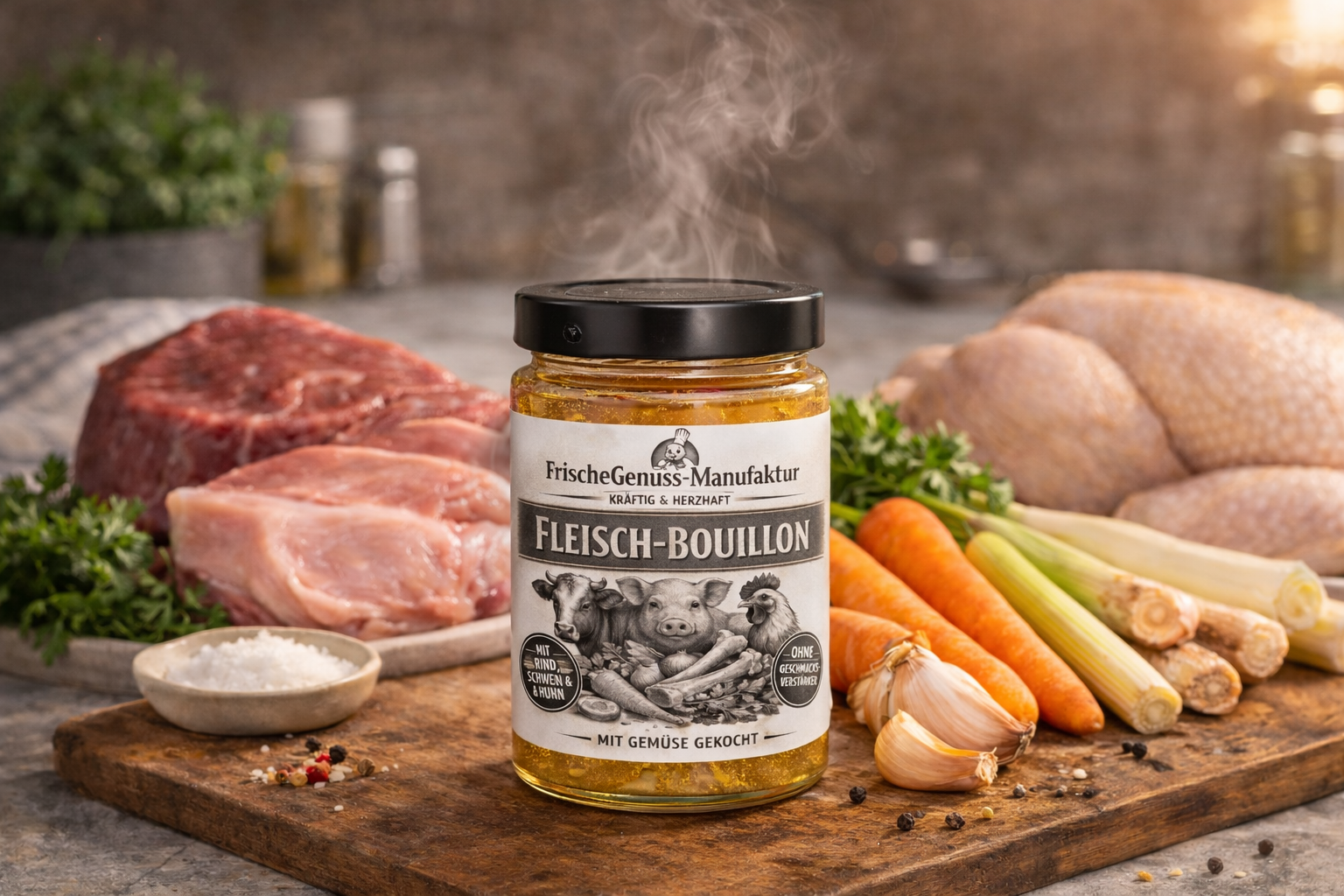 Fleischbouillon (hausgemacht)